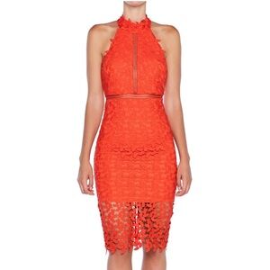 Bardot Gemma Halter dress in Red, Size Small